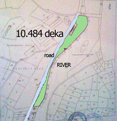 plan-of-the-mill-land Plan of the mill land for sale in Srem Topolovgrad